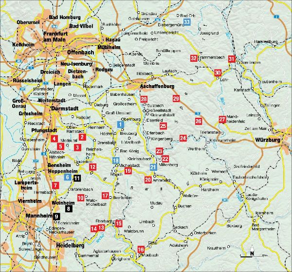 Vergessene Pfade Odenwald und Spessart