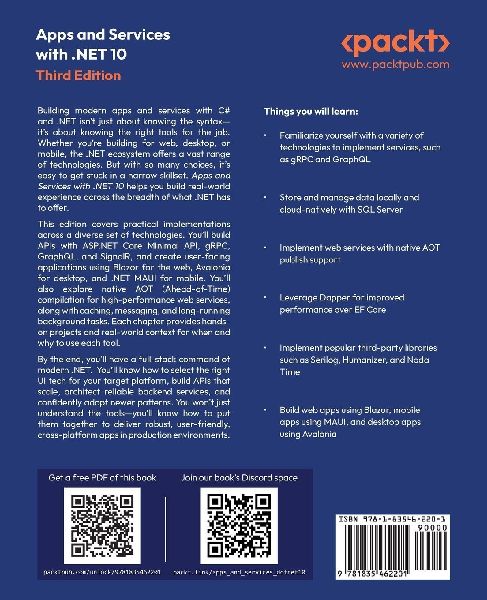 Apps and Services with .NET 10 - Third Edition