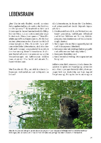 Der Uhu in Bayern