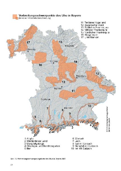 Der Uhu in Bayern