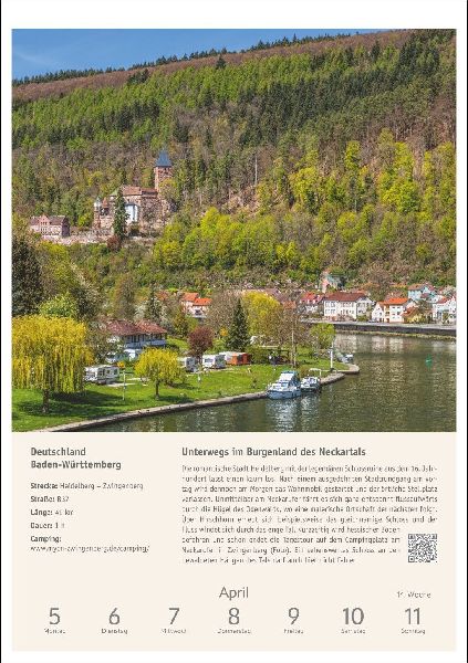 Campinglust Wochen-Kulturkalender 2027 - 53 unvergessliche Touren