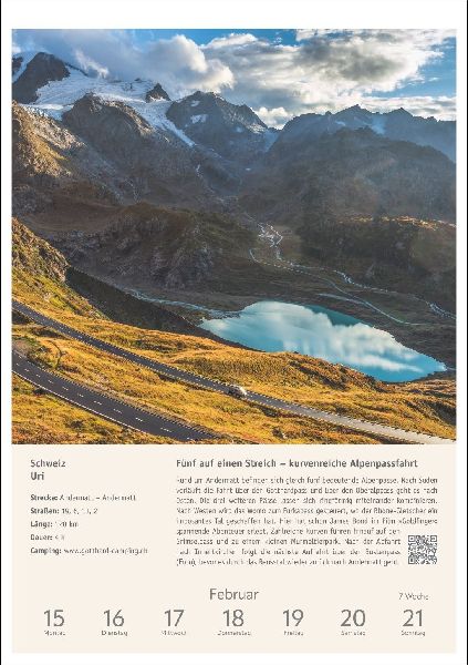 Campinglust Wochen-Kulturkalender 2027 - 53 unvergessliche Touren