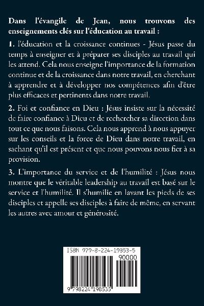 Analyser L'éducation du Travail dans l'Évangile de Jean
