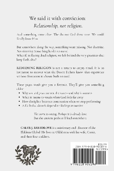Redeeming Religion Volume I
