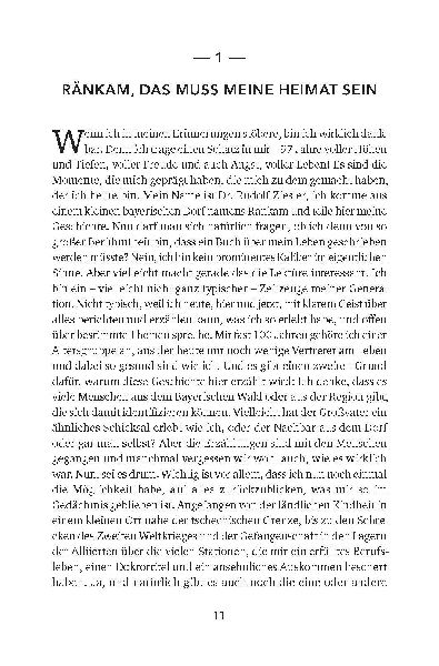 "Ziehen, wenn der Funke springt": Erinnerungen des Zeitzeugen Dr. Rudolf Ziesler aus dem Bayerischen Wald