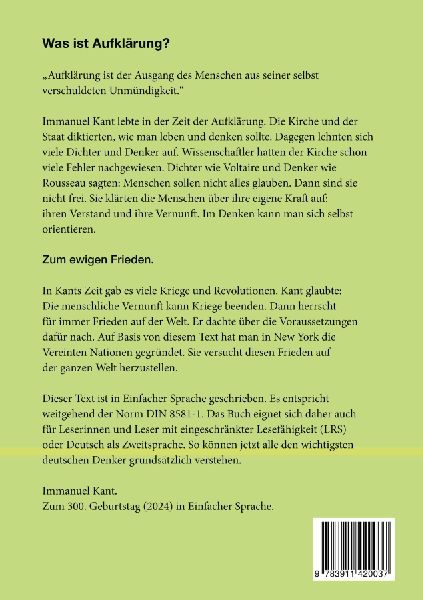 Was ist Aufklärung? Und weitere Schriften: Was heißt: sich im Denken orientieren?" und "Zum ewigen Frieden".