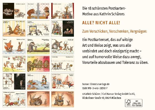 Alle? Nicht alle! Postkarten-Set