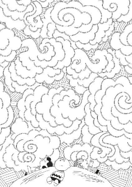Peanuts: Malblock - Glücksmomente mit den Peanuts