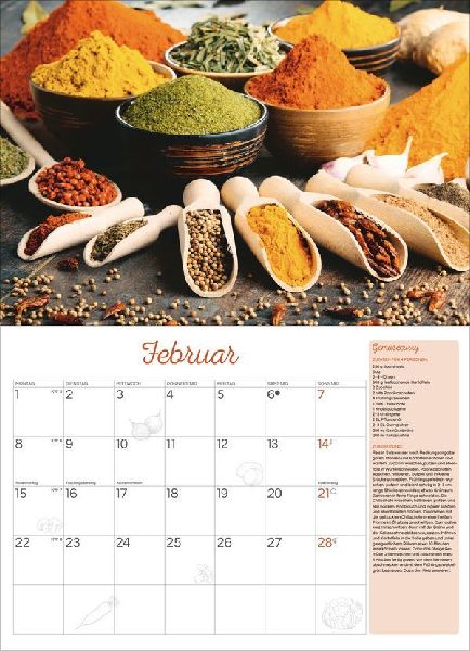 Küchenkalender 2027