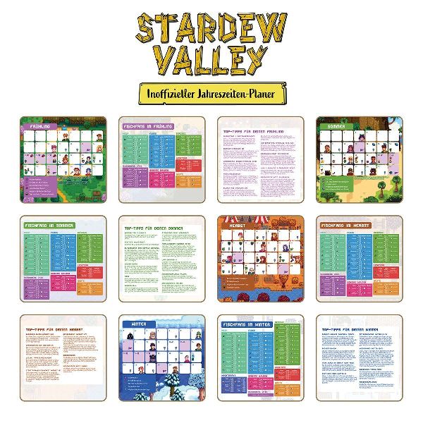 Stardew Valley - Inoffizieller Jahreszeiten-Planer