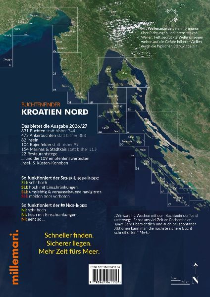 Buchtenfinder Kroatien Nord - Ausgabe 2026