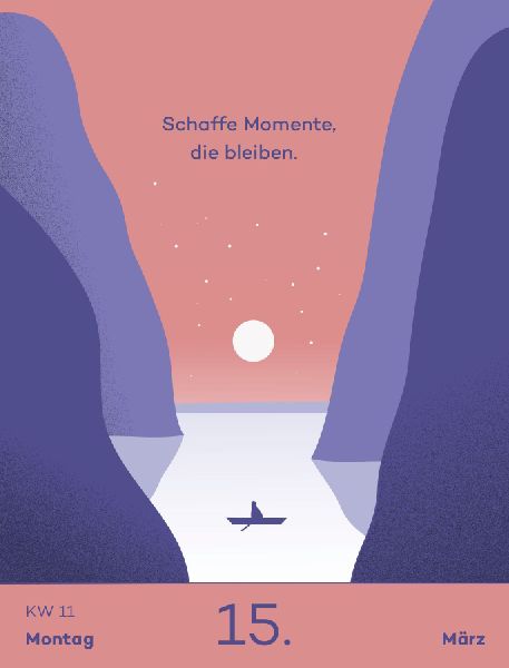 Tagesabreißkalender 2027: 6-Minuten