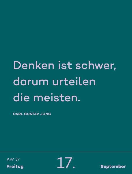 Tagesabreißkalender 2027: 6-Minuten