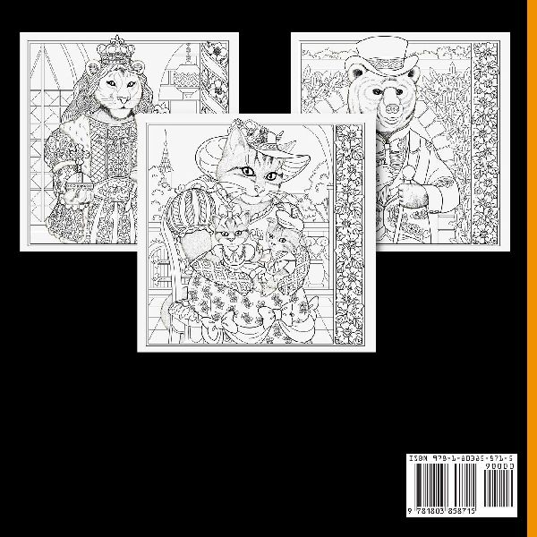 Fantastic Animals Coloring Book for Adults