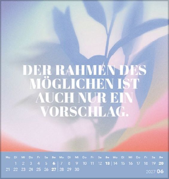 Zeit für mich 2027