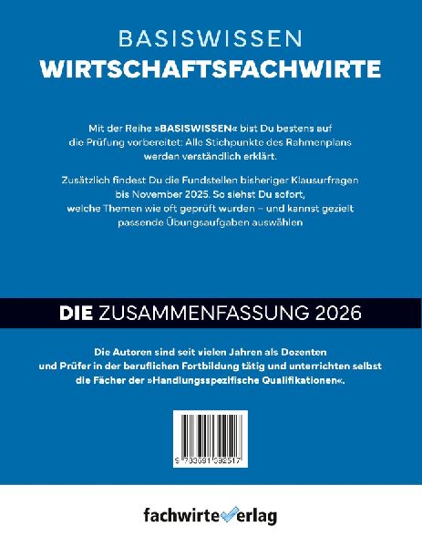 Wirtschaftsfachwirte: Handlungsspezifische Qualifikationen