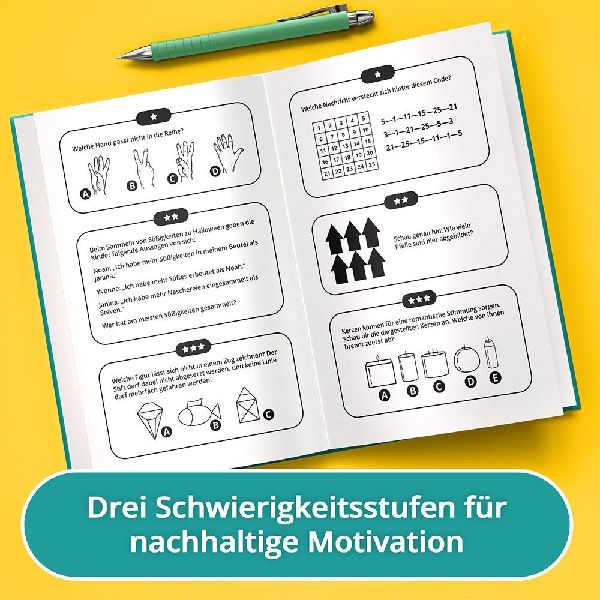 Das geniale Rätselbuch für clevere Teenager - Level up dein Gehirn