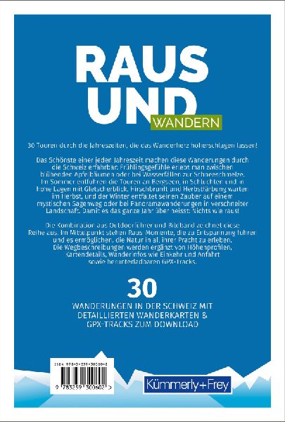 Kümmerly+Frey Raus und Wandern durch die 4 Jahreszeiten