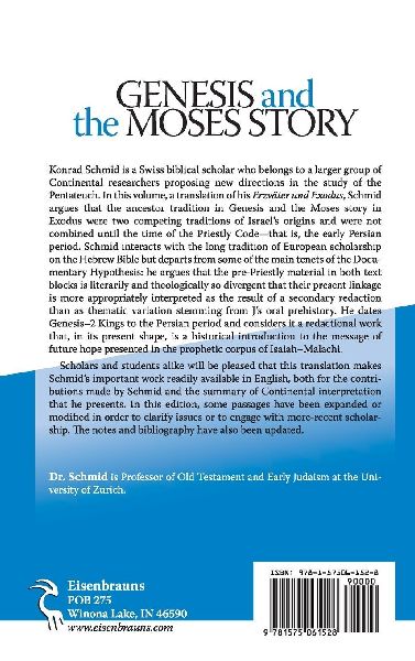 Genesis and the Moses Story