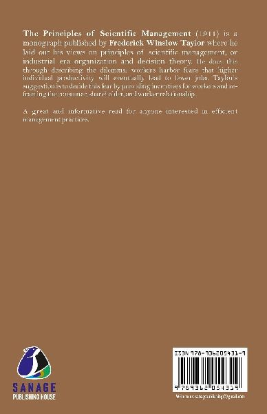 The Principles of Scientific Management