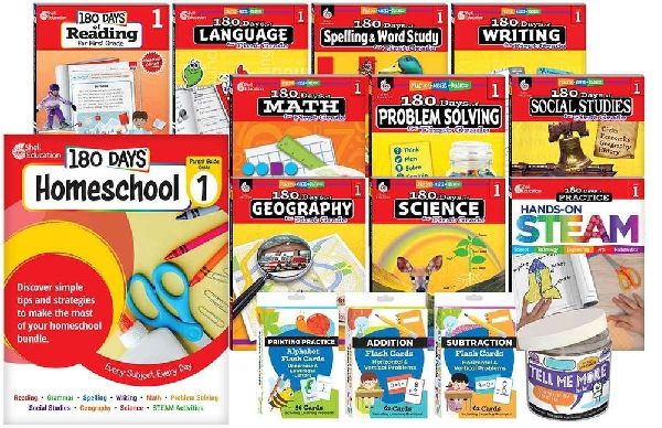 180 Days(tm) Homeschool Grade 1 Set