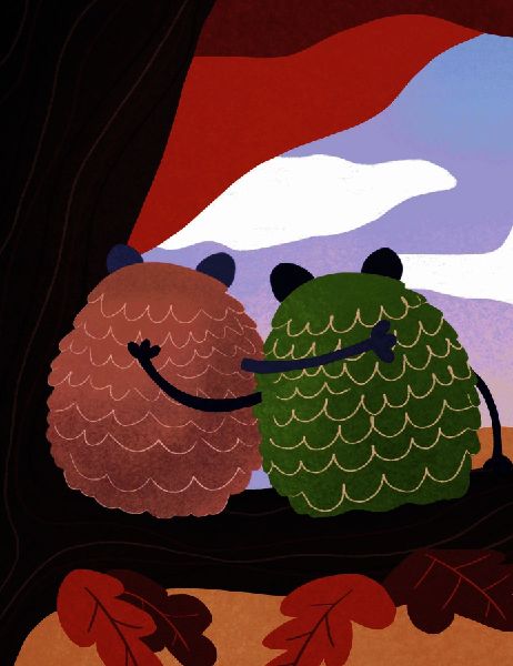 Das Wuschelmonster sucht einen Freund - The Fluffy Monster Looks for a Friend
