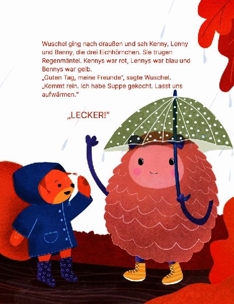 Das Wuschelmonster sucht einen Freund - The Fluffy Monster Looks for a Friend
