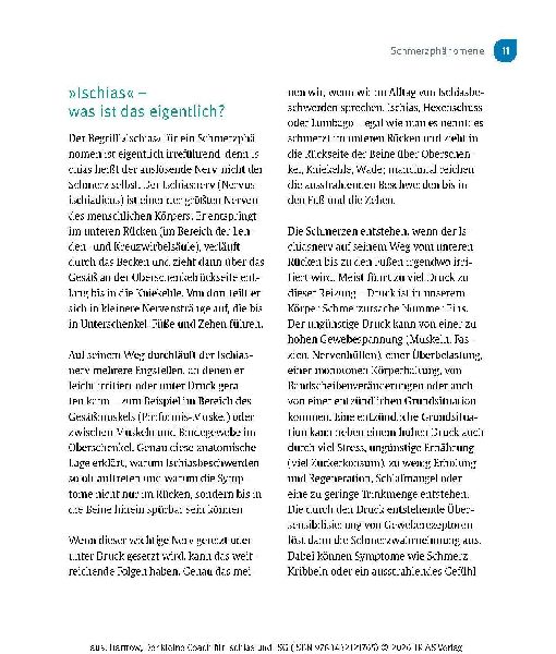 Der kleine Coach für Ischias und ISG