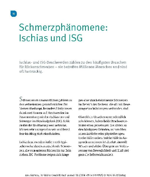 Der kleine Coach für Ischias und ISG