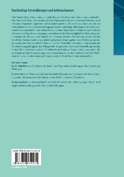 Nachhaltige Entwicklungen und Lebenschancen