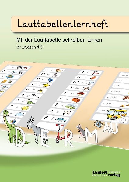 Lauttabellenlernheft (Grundschrift)