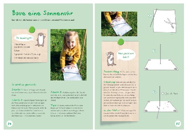 Kinderleichte Experimente für draußen. Ab 3 Jahren