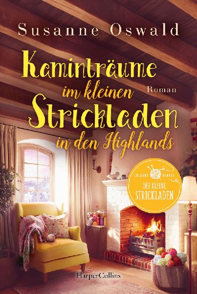 Kaminträume im kleinen Strickladen in den Highlands