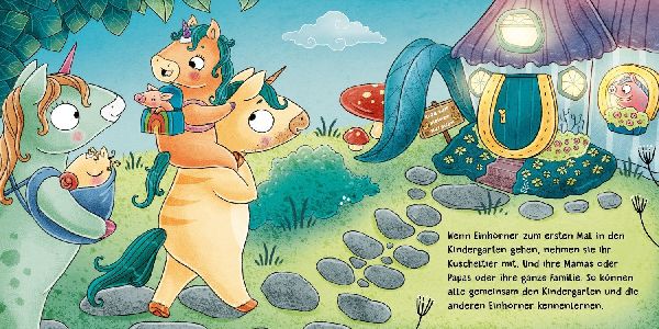 Weißt du, wie Einhörner in den Kindergarten gehen?