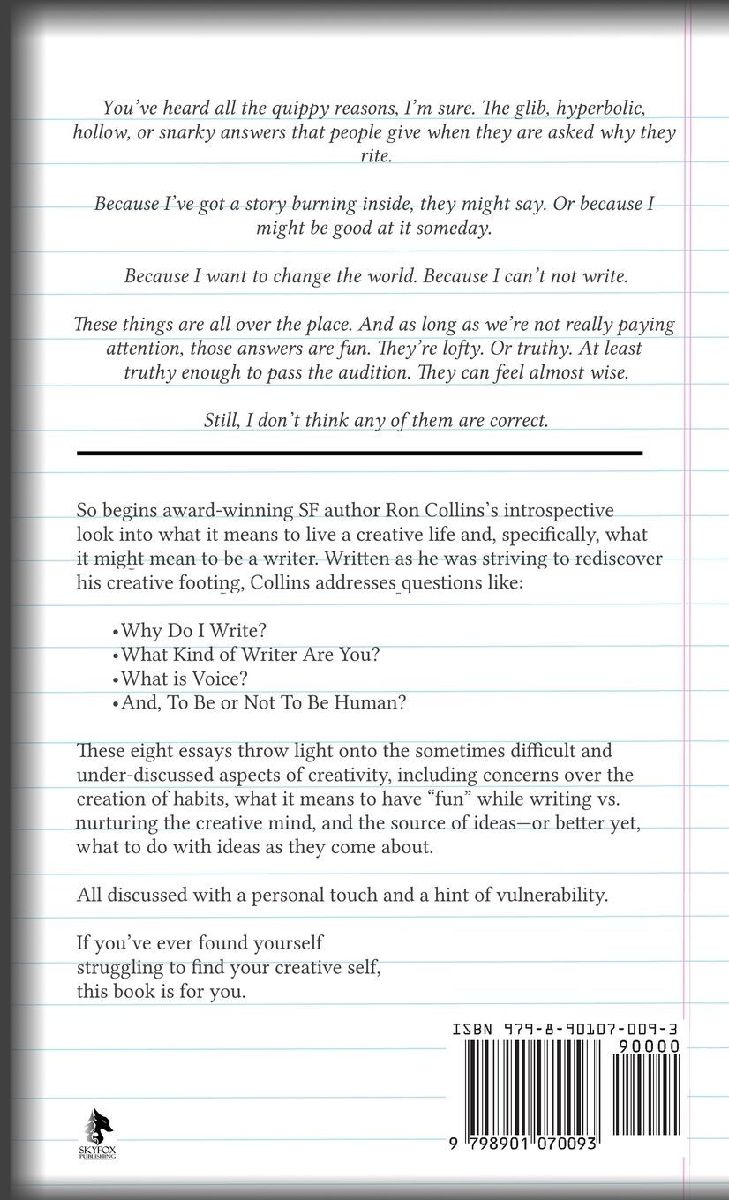 On Being (And Becoming Again!) A Writer