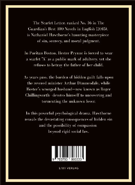 Nathaniel Hawthorne: The Scarlet Letter (English Edition)