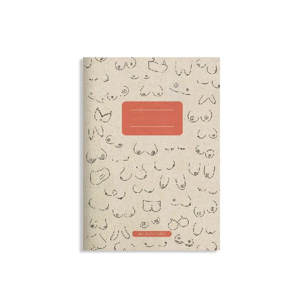 matabooks - A5 Notizheft aus Graspapier - Maya Farbe: Melon