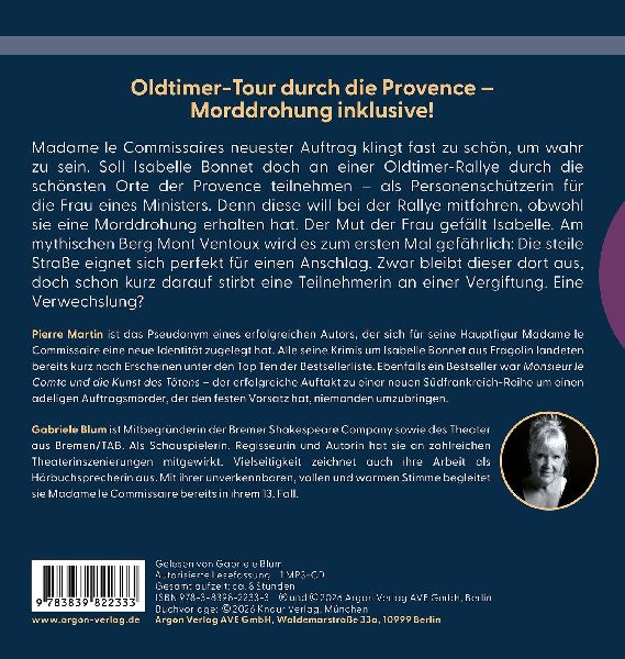 Madame le Commissaire und die tödliche Rallye