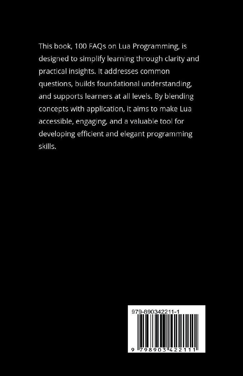 100 FAQs on LUA Programming