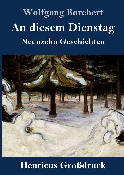 An diesem Dienstag (Großdruck)