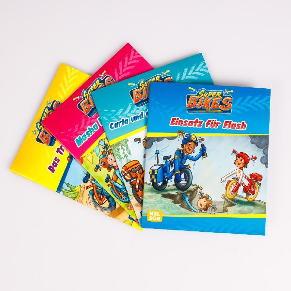 Nelson Mini-Bücher: 4er SUPERBIKES 1-4