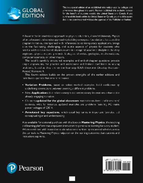 Essential University Physics: Volume 1, Global Edition