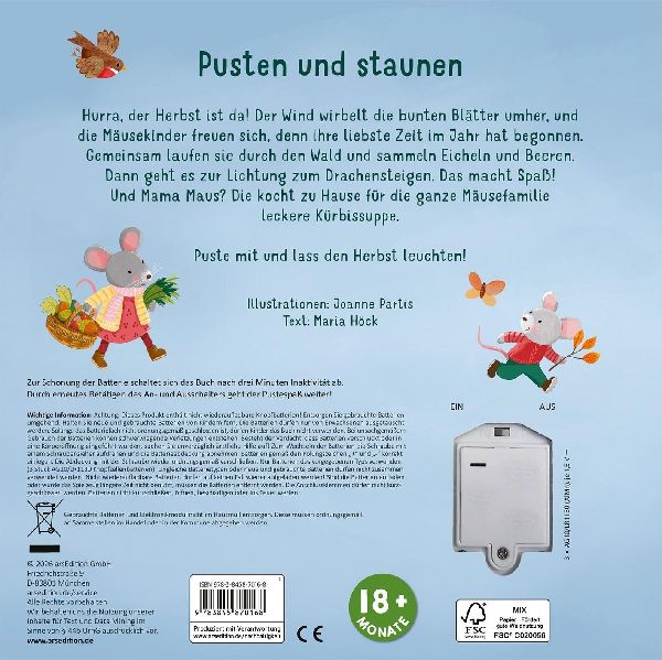 Mein liebstes Pustebuch - Hurra, der Herbst ist da!