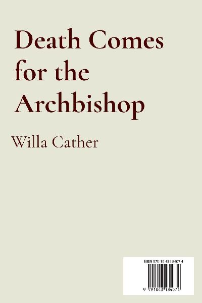 Death Comes for the Archbishop