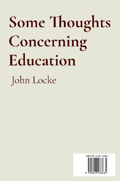 Some Thoughts Concerning Education