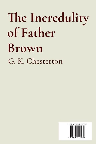 The Incredulity of Father Brown