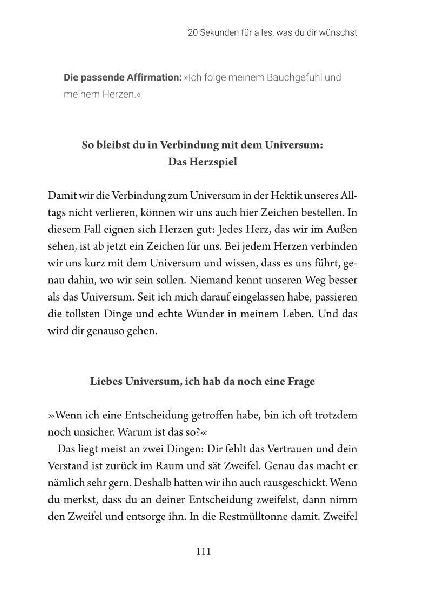 20 Sekunden für deine Wunscherfüllung