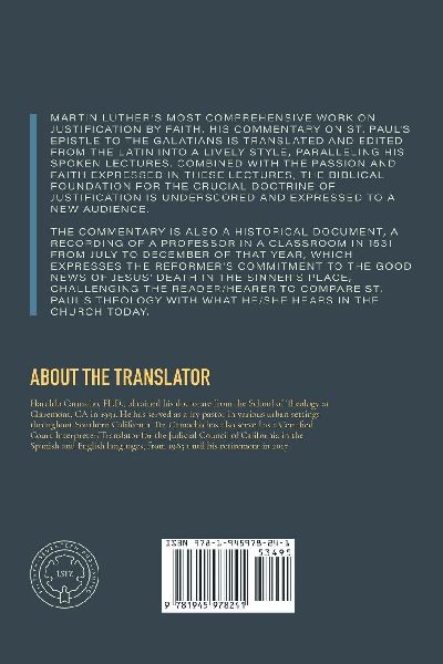 Martin Luther's Commentary On Saint Paul's Epistle To The Galatians