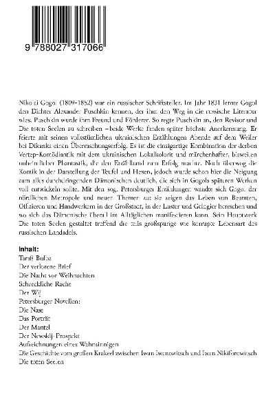 Das beste von Nikolai Gogol