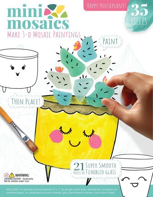 Mini Mosaics Happy Houseplants